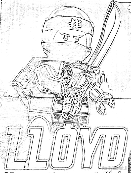 Lego Ninjago LLoyd Coloring Pages » Coloring Pages For Kids