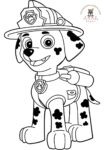 PAW Patrol Coloring Pages Paw Patrol Coloring Pages, Paw Patrol Coloring Page Marshall laughing